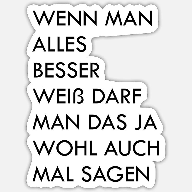 Sticker Größe S (10 x 10 cm) - 