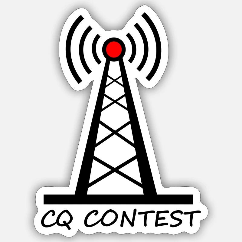 CQ Contest Sticker size S (10 x 10 cm)