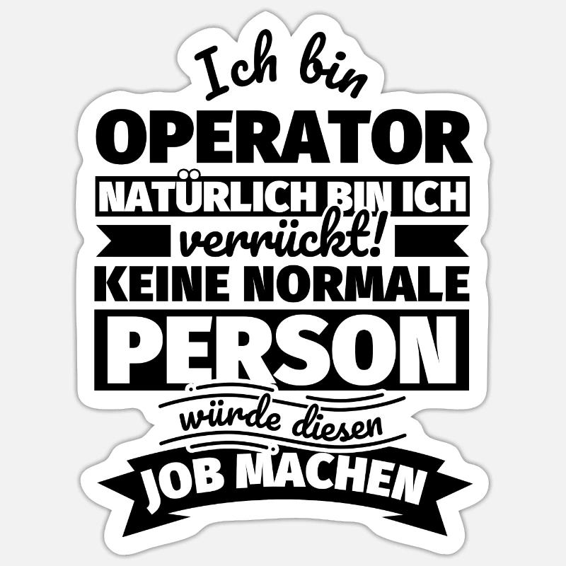 Operator Geschenke Sticker Größe S (10 x 10 cm)
