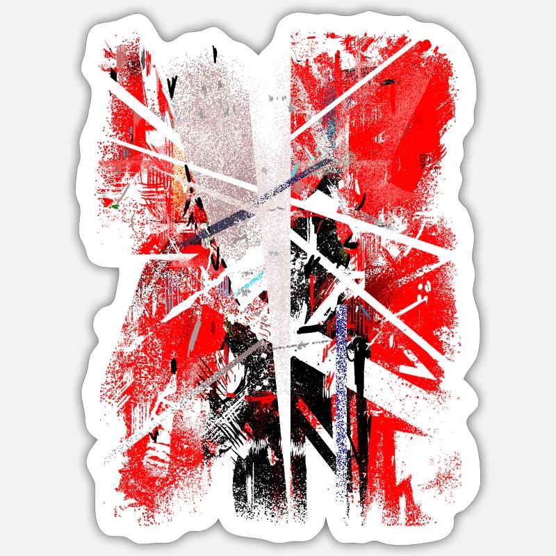 Devil - Sticker size S (10 x 10 cm) - white matte