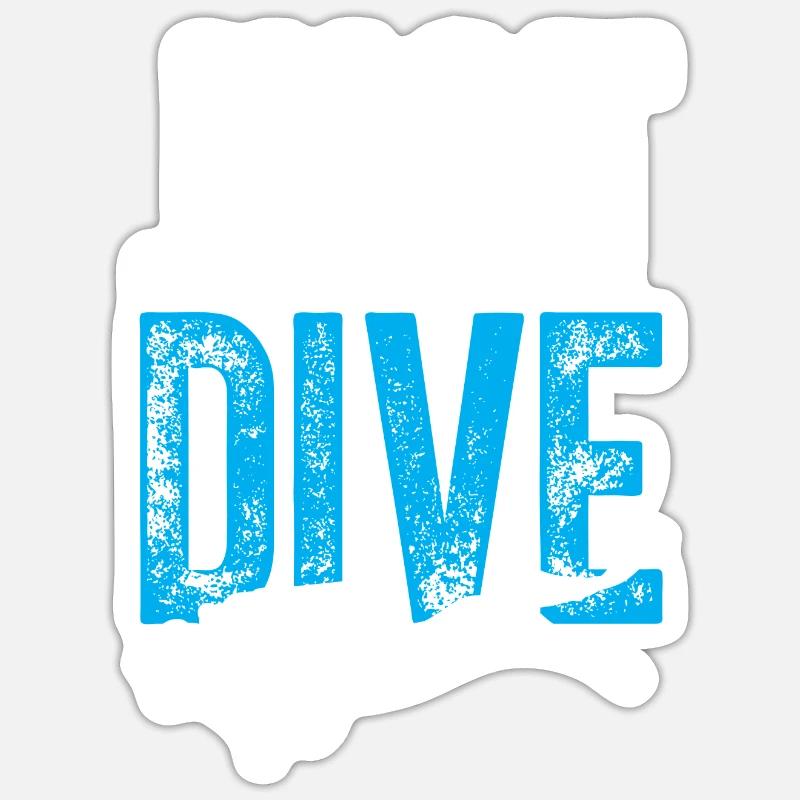 Just Dive Sticker Größe S (10 x 10 cm)