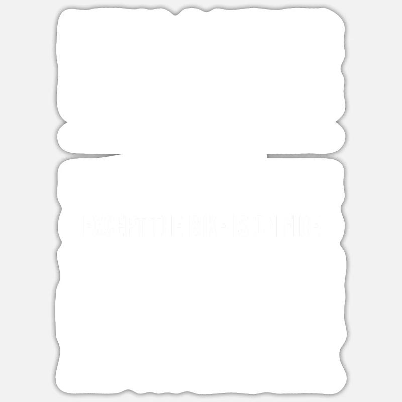 Le procureur est simplement l’avocat d’évaluation Gesche - Sticker taille S (10 x 10 cm) - blanc mat