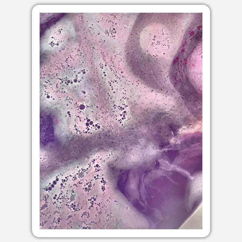 Abstract World - Sticker size S (10 x 10 cm) - white matte