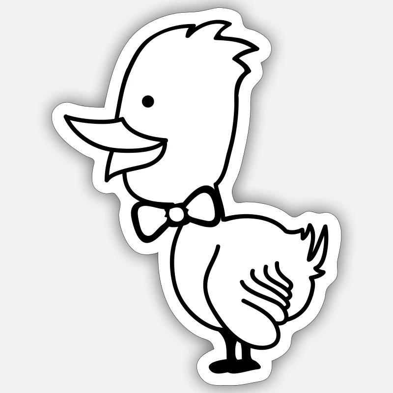 Canard Sticker taille S (10 x 10 cm)