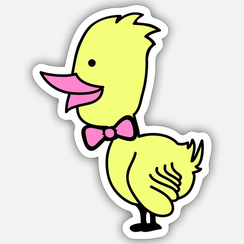Canard Sticker taille S (10 x 10 cm)