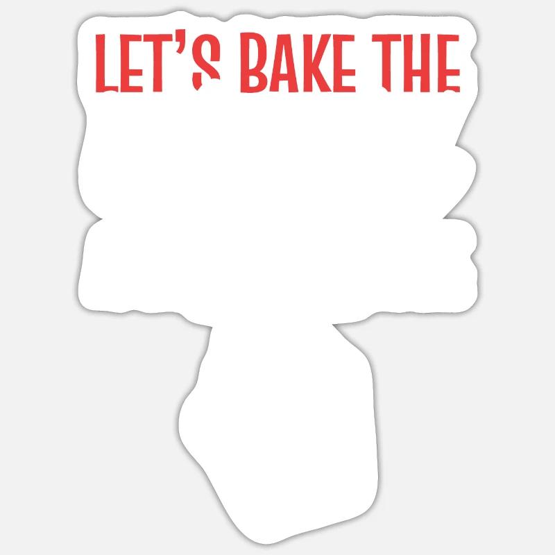 Bake the World Peacemaker Gift Sticker size S (10 x 10 cm)
