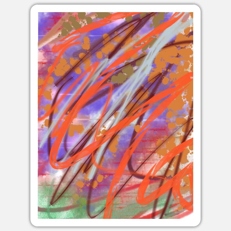 Art . - Sticker taille S (10 x 10 cm) - blanc mat