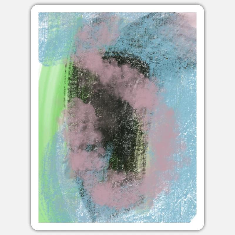 art . - Sticker taille S (10 x 10 cm) - blanc mat
