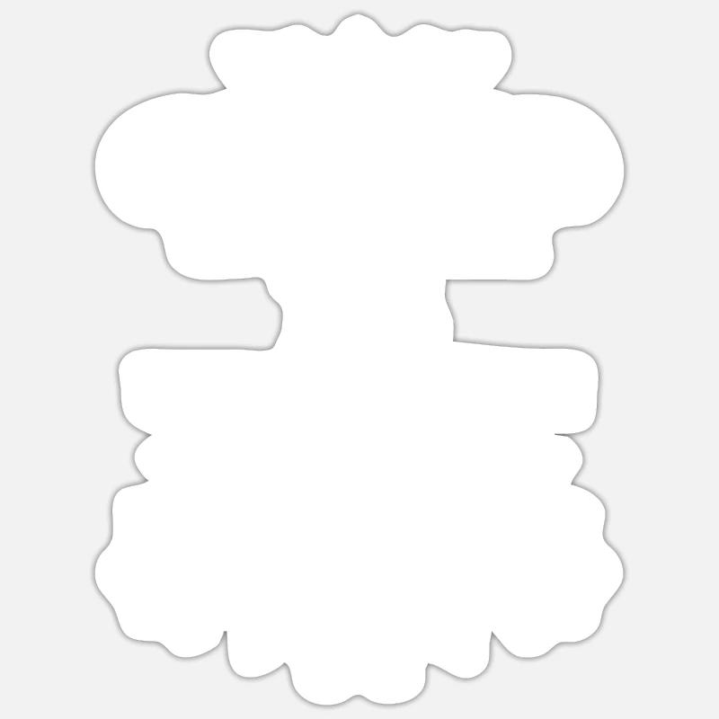 ENDLICH 18 Sticker Größe S (10 x 10 cm)