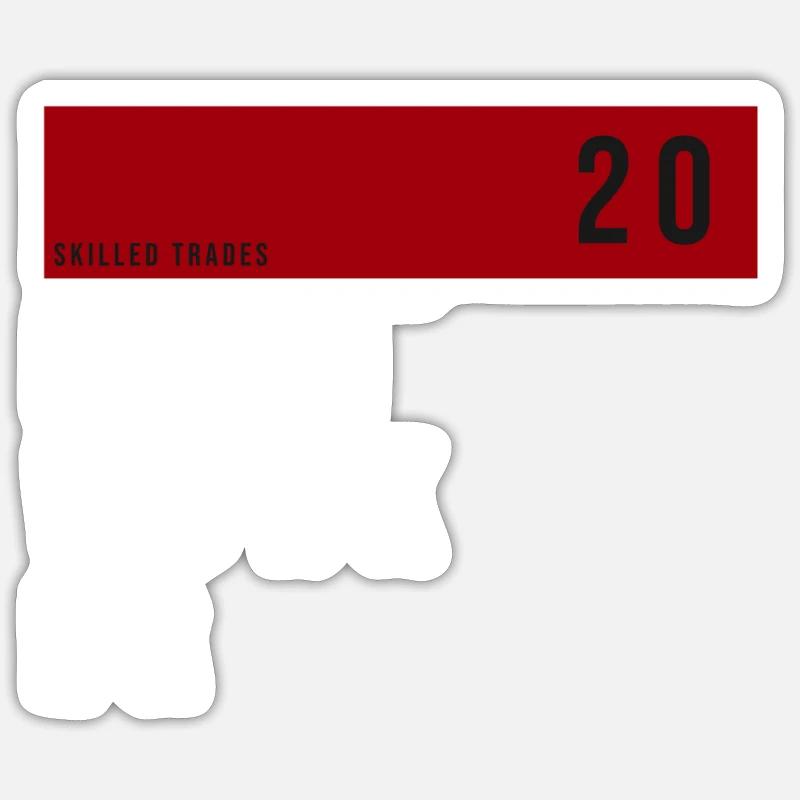 Ironworkers 20B Ironworks Sticker size S (10 x 10 cm)