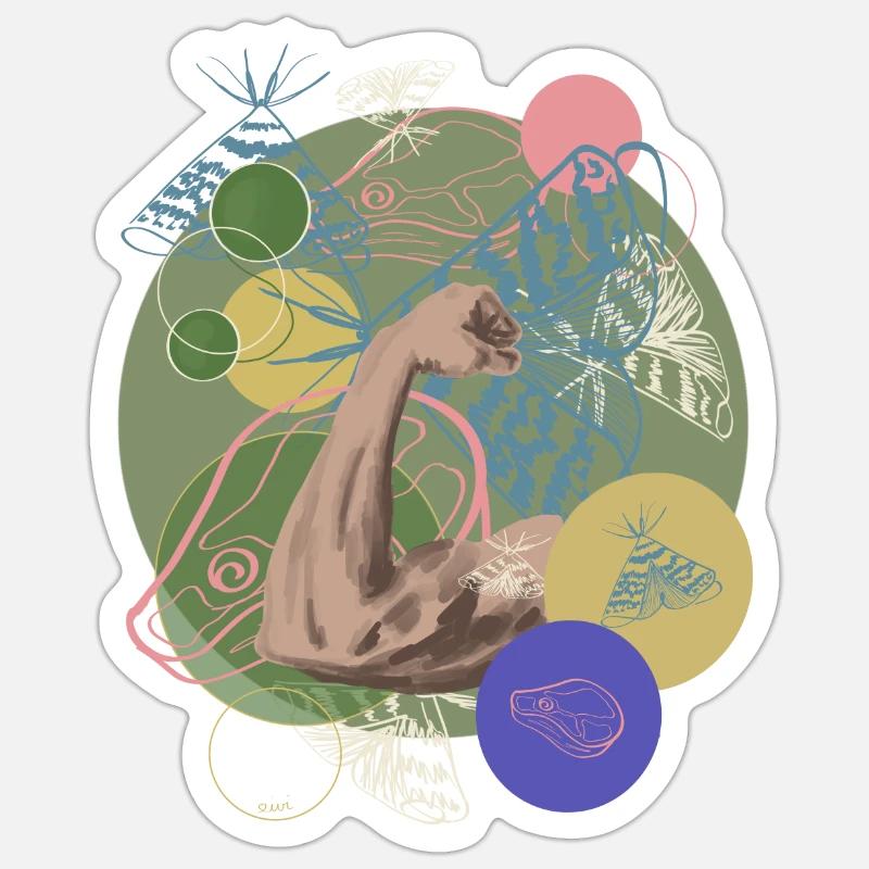 Sticker taille S (10 x 10 cm) - 