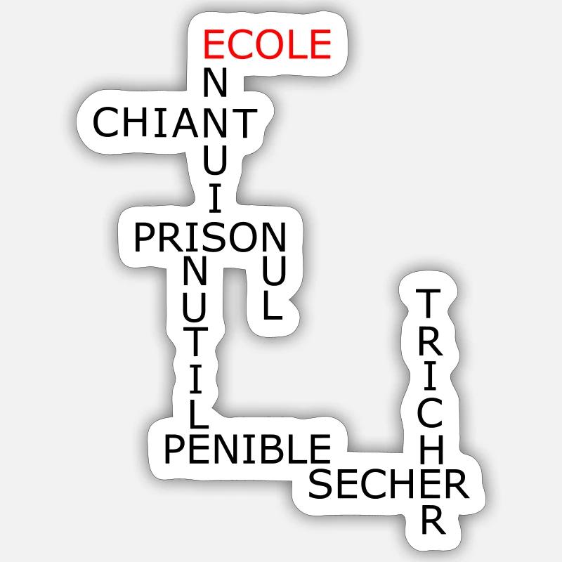 Sticker taille S (10 x 10 cm) - 