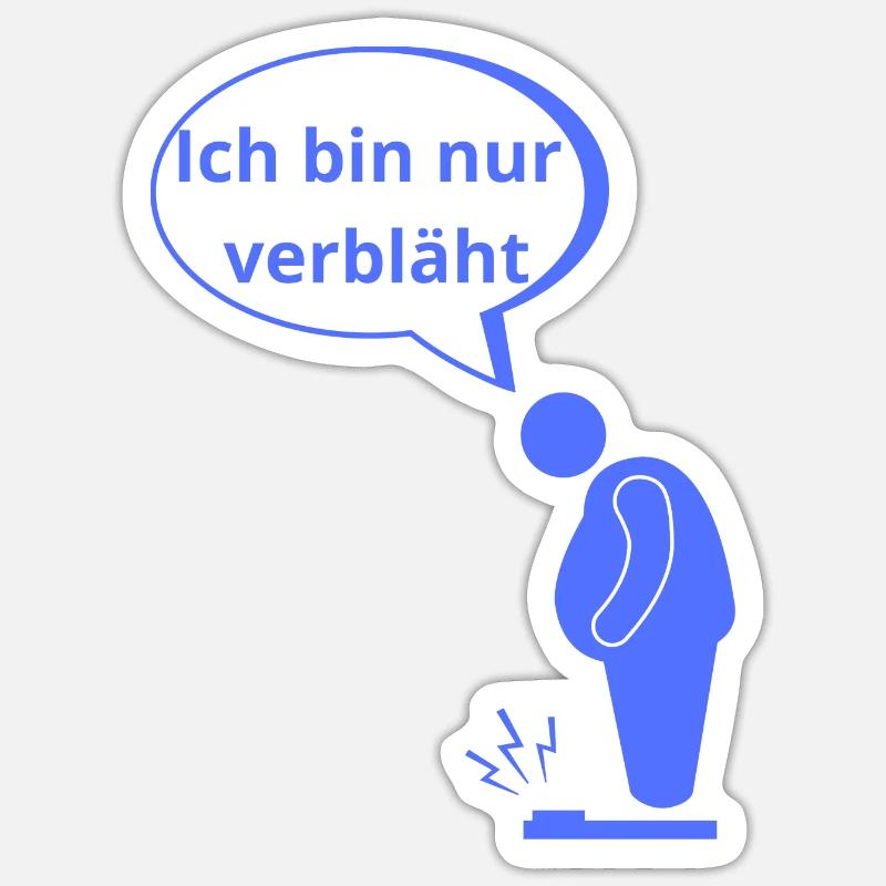 verbläht - Sticker Größe S (10 x 10 cm) - Mattweiß