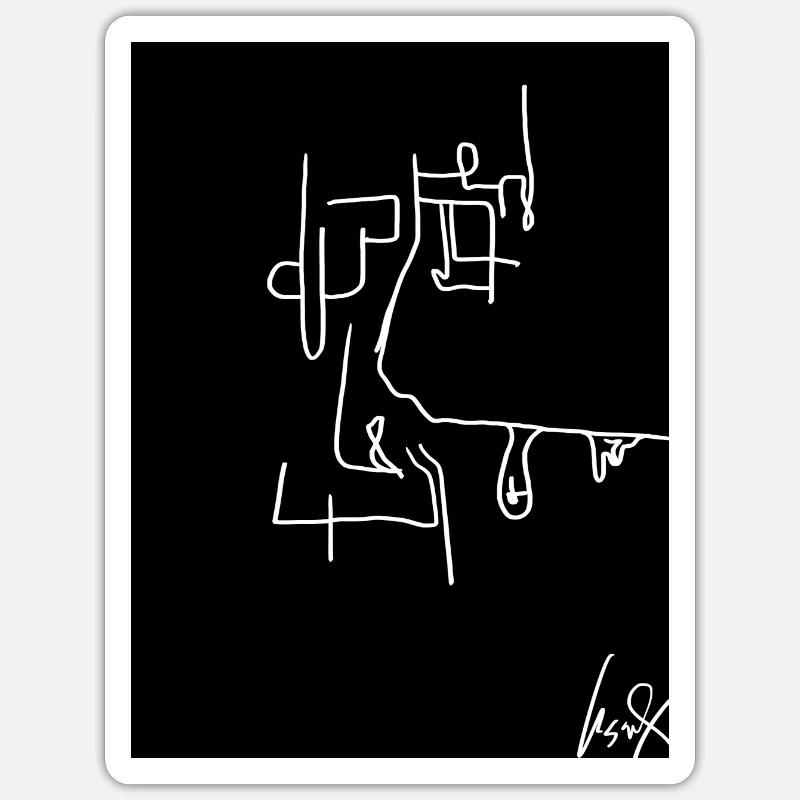 Sticker Größe S (10 x 10 cm) - 