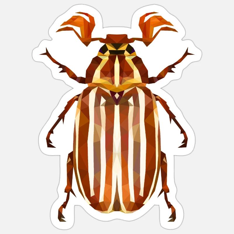 Coléoptère de la pastèque Sticker taille S (10 x 10 cm)