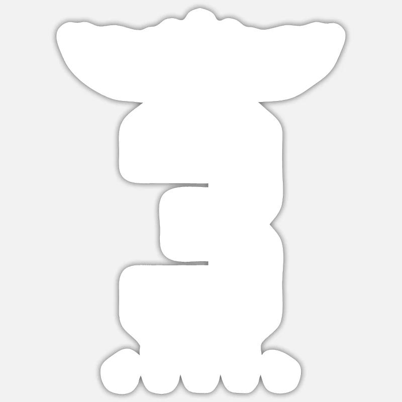 3 Couronne de numéros Sticker taille S (10 x 10 cm)
