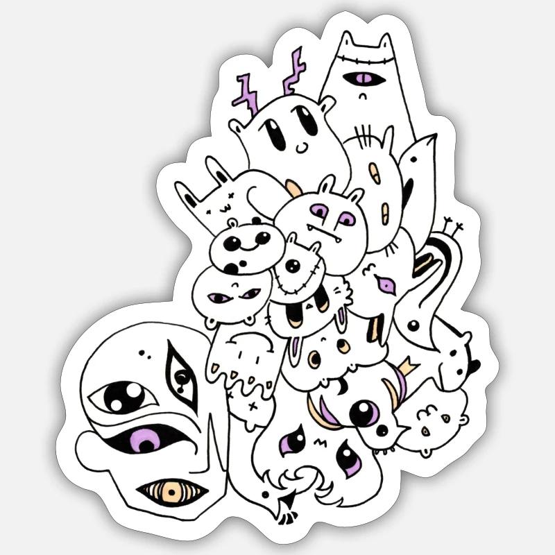 Sticker Größe S (10 x 10 cm) - 