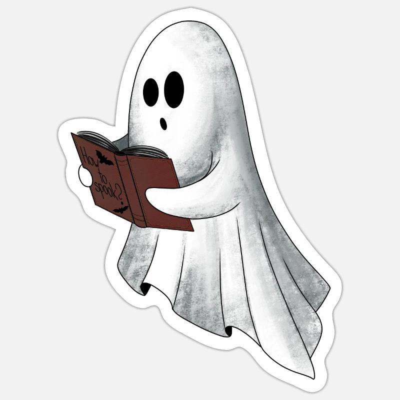 Geist - Sticker taille S (10 x 10 cm) - blanc mat