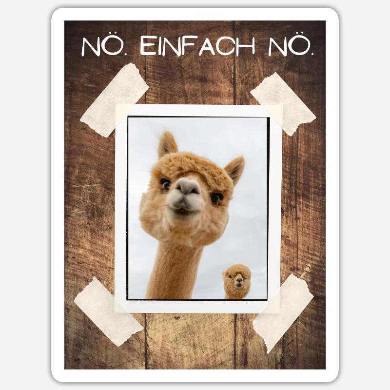NÖ Einfach NÖ - Sticker taille S (10 x 10 cm) - blanc mat
