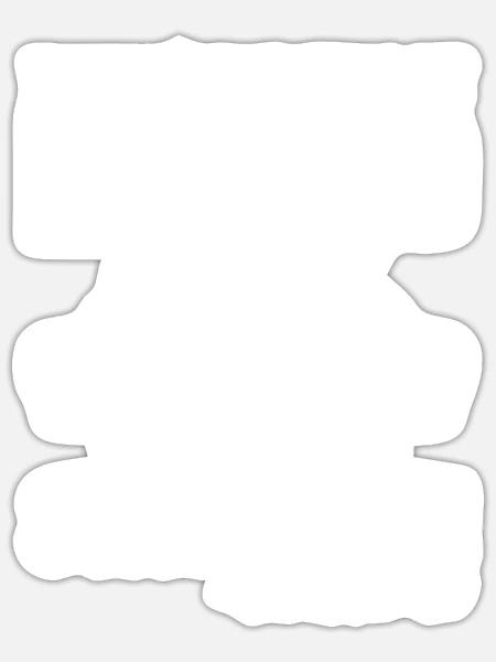 Du wirst nicht verlieren, du wirst gewinnen - Sticker Größe S (10 x 10 cm) - Mattweiß