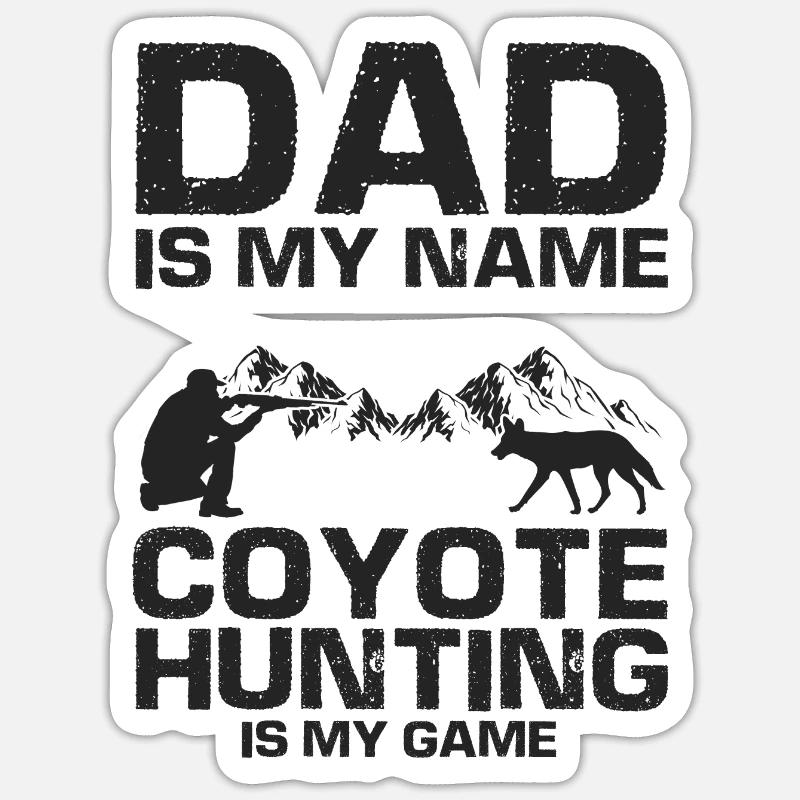 Coyote Design for Coyote Shreactors Sticker size S (10 x 10 cm)