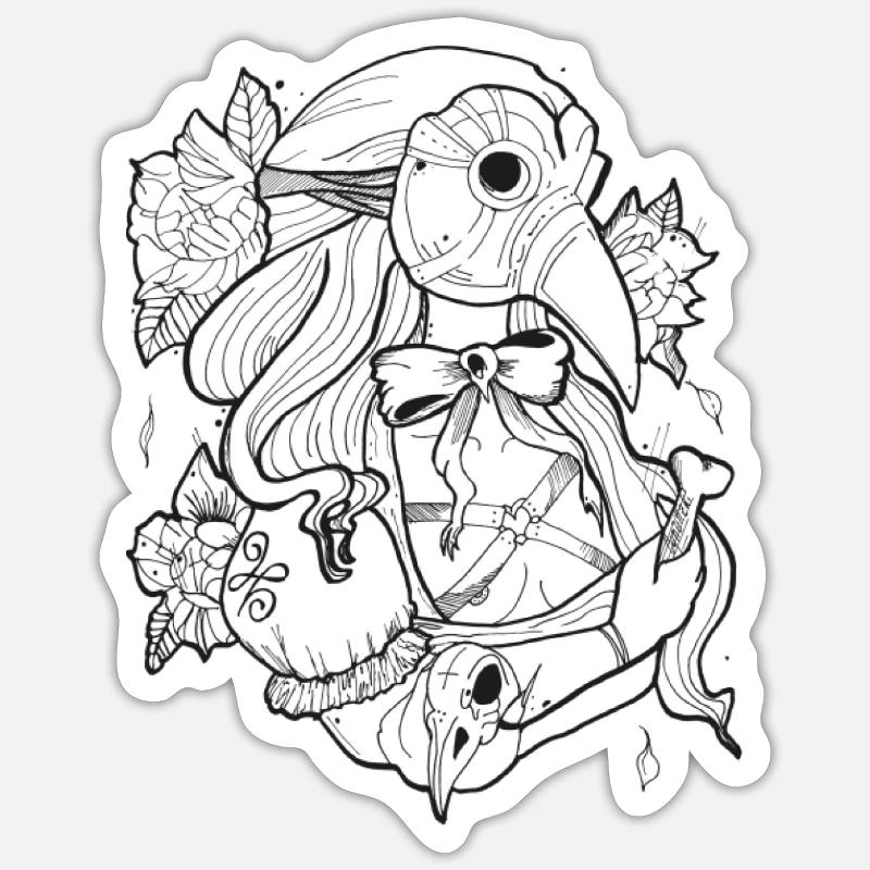 Sticker Größe S (10 x 10 cm) - 