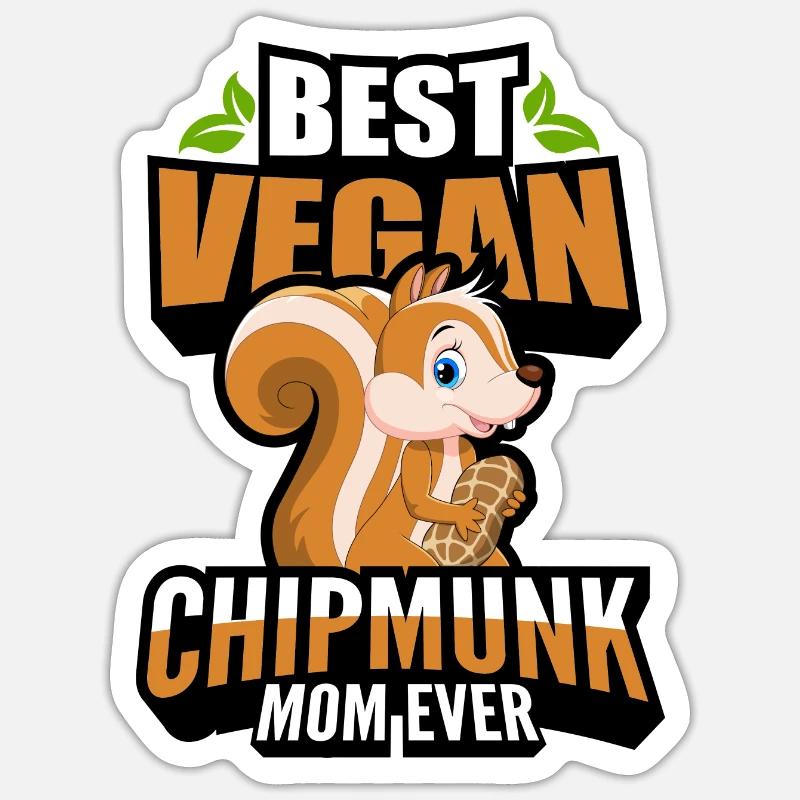 Chipmunk Sticker size S (10 x 10 cm)