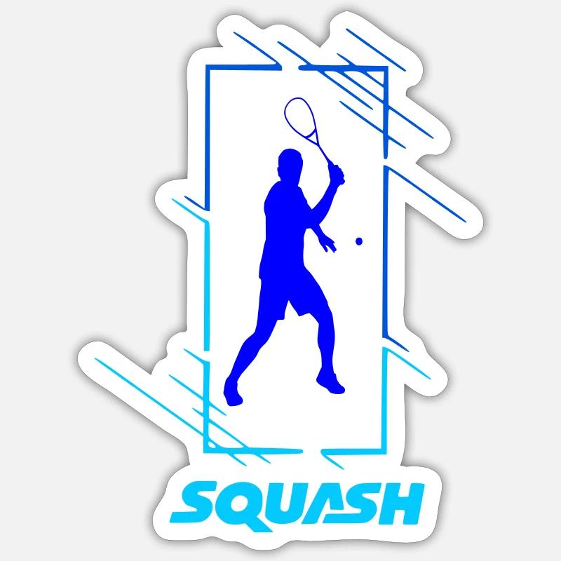 Squash Sticker size S (10 x 10 cm)