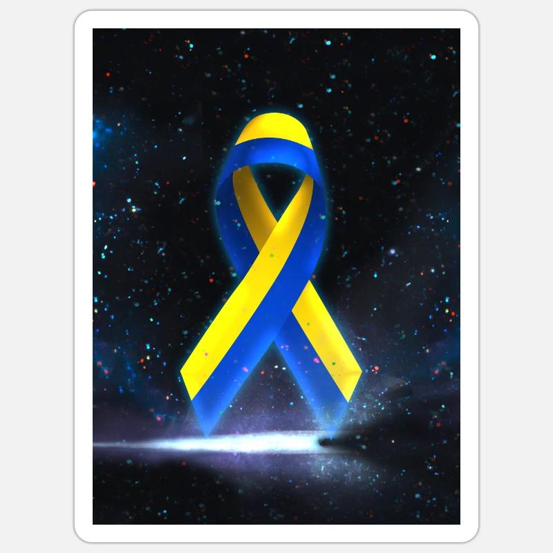 Ukraine Peace Loop Sticker size S (10 x 10 cm)