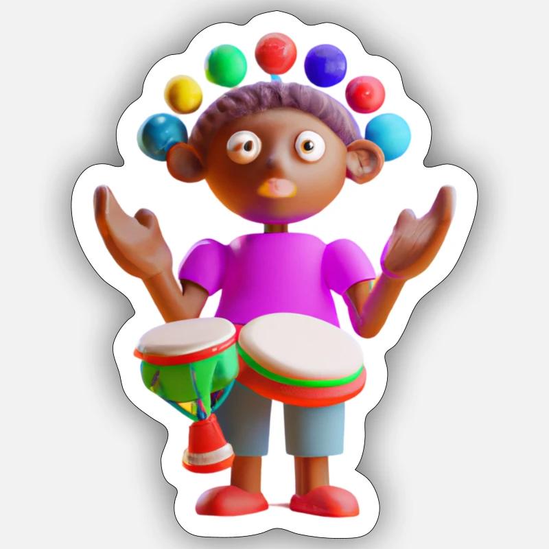 Sticker taille S (10 x 10 cm) - 