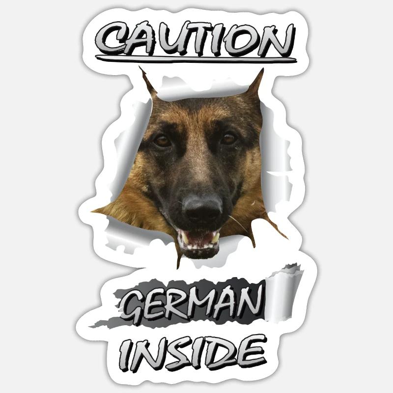 German Shepherd - Gift Idea - German Shepherd Sticker size S (10 x 10 cm)