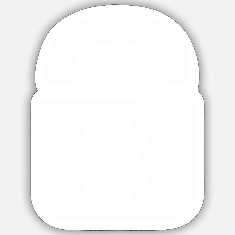 Bitcoin block Sticker size S (10 x 10 cm)