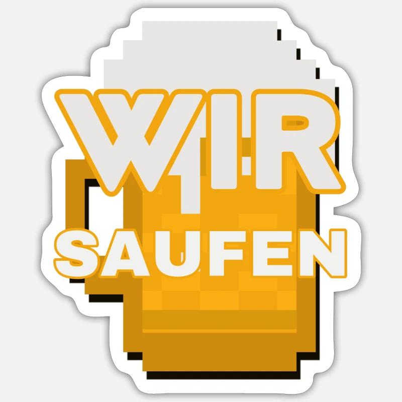 Sticker Größe S (10 x 10 cm) - 
