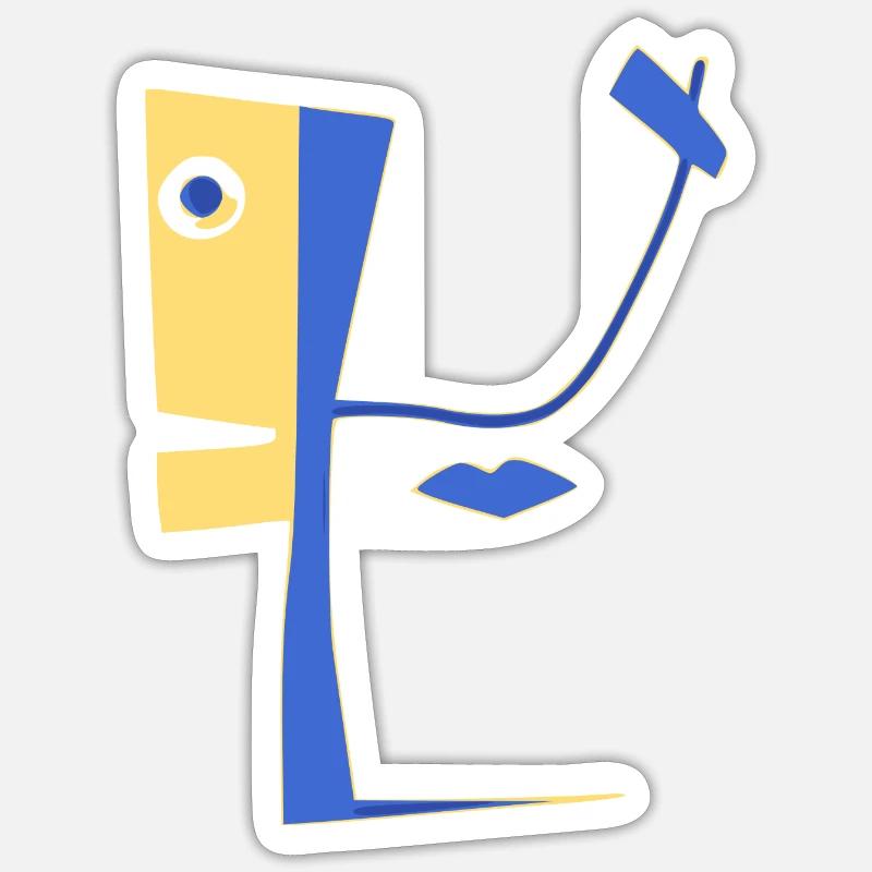 Sticker taille S (10 x 10 cm) - 