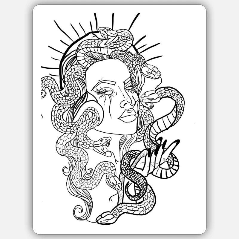 2160A8C4 BF8D 4F58 9B50 B51ED7007503 - Sticker Größe S (10 x 10 cm) - Mattweiß