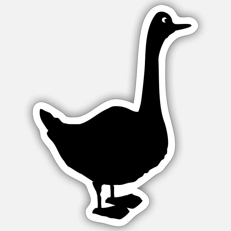 goose Sticker size S (10 x 10 cm)