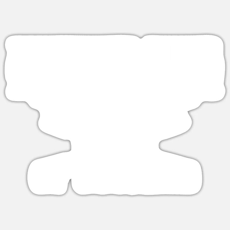 Bier - Sticker Größe S (10 x 10 cm) - Mattweiß