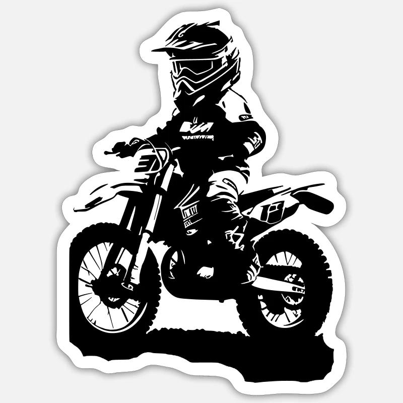 MOTORRAD KIND Sticker Größe S (10 x 10 cm)