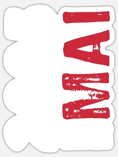 Limited Edition 2005 Mai Geburtstag Geschenk - Sticker Größe S (10 x 10 cm) - Mattweiß