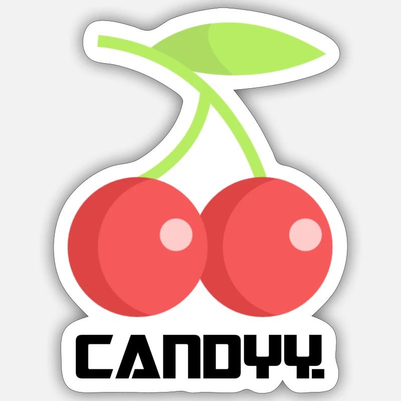 CANDY CHERRY Sticker Größe S (10 x 10 cm)