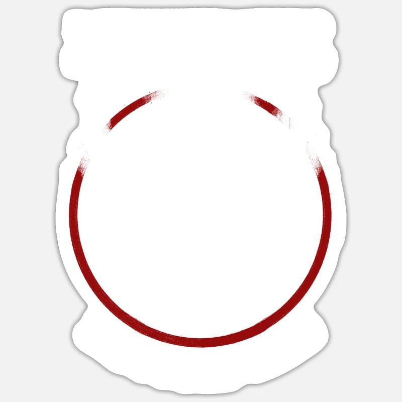 Werde eine Maschine! - Sticker Größe S (10 x 10 cm) - Mattweiß