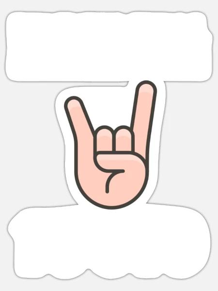 Heavy Metal Binär Code | Musik, Gitarre, Festival - Sticker Größe S (10 x 10 cm) - Mattweiß