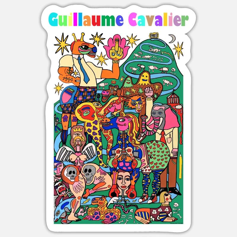 Sticker taille S (10 x 10 cm) - 