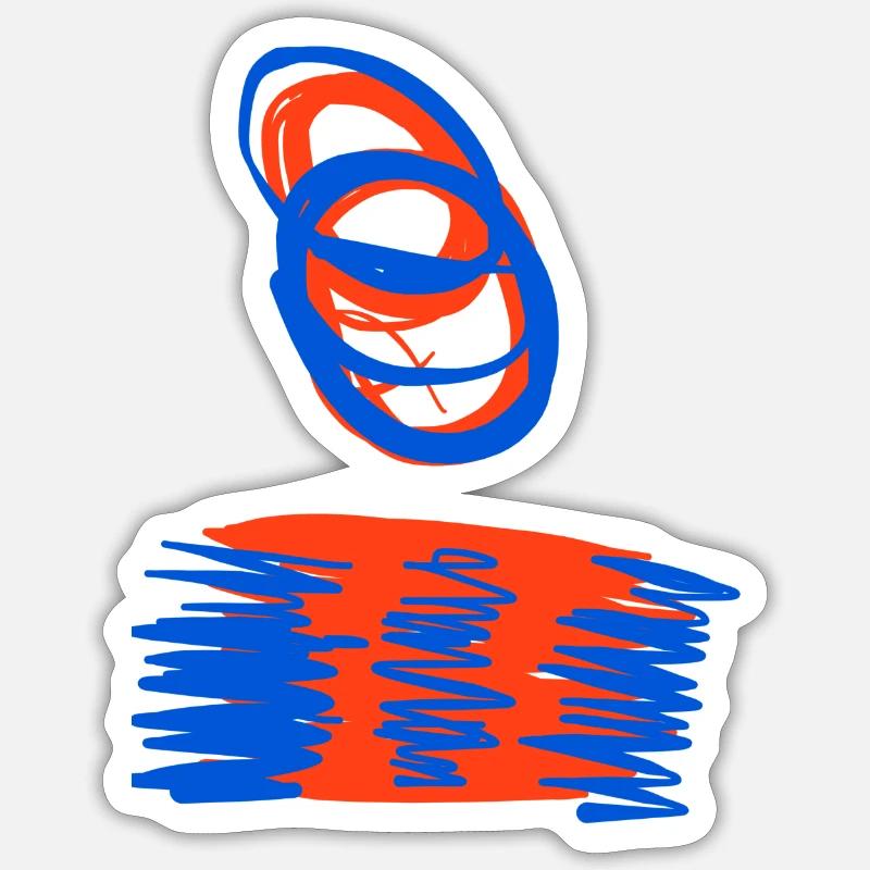 Basler Farben - Sticker Größe S (10 x 10 cm) - Mattweiß
