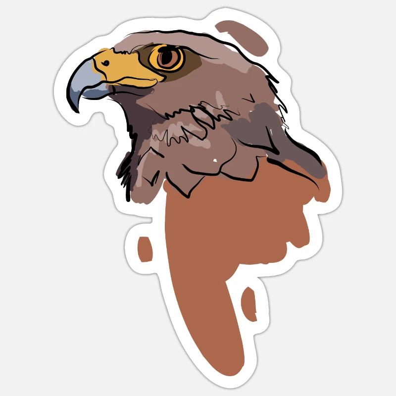 Buse - Sticker taille S (10 x 10 cm) - blanc mat