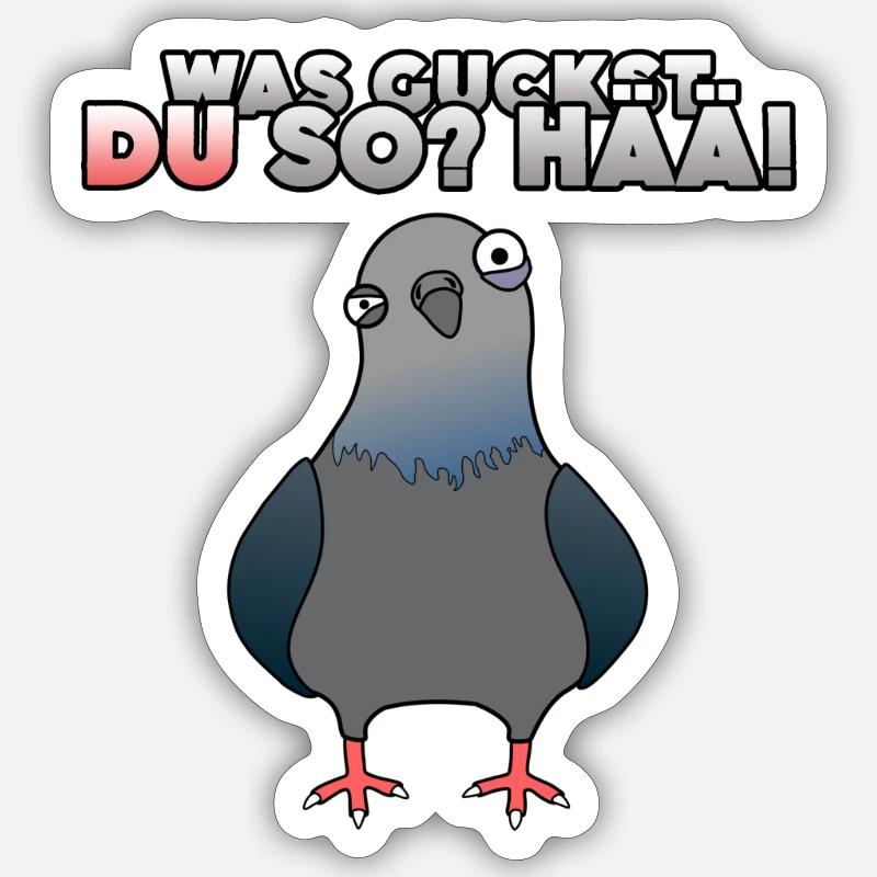 blockedTitle - Sticker Größe S (10 x 10 cm) - Mattweiß