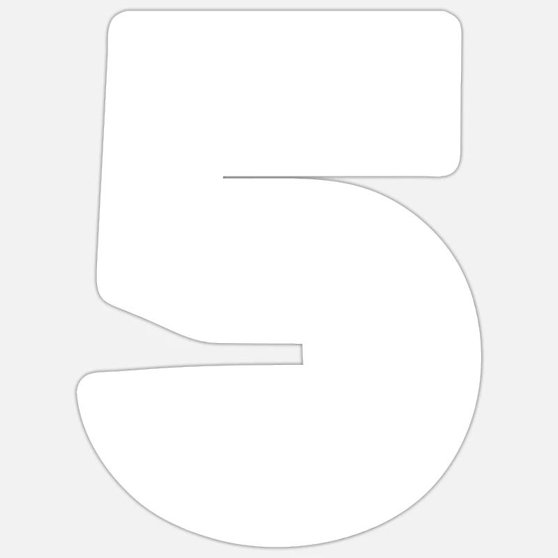 5 - Sticker size S (10 x 10 cm) - white matte