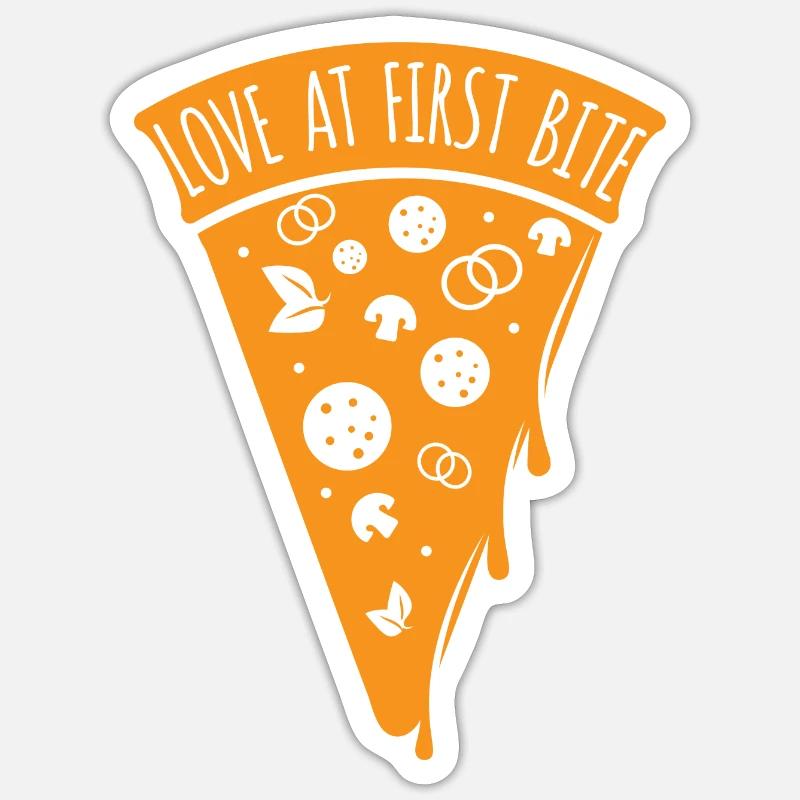 Love at first bite Sticker Größe S (10 x 10 cm)