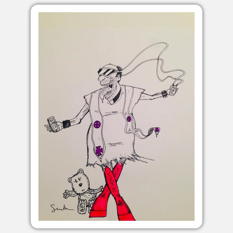 Sticker taille S (10 x 10 cm) - 