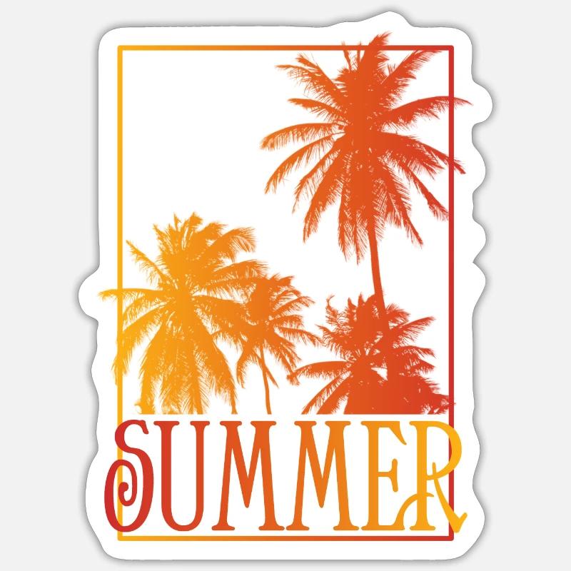 Summer!!!! Sticker size S (10 x 10 cm)